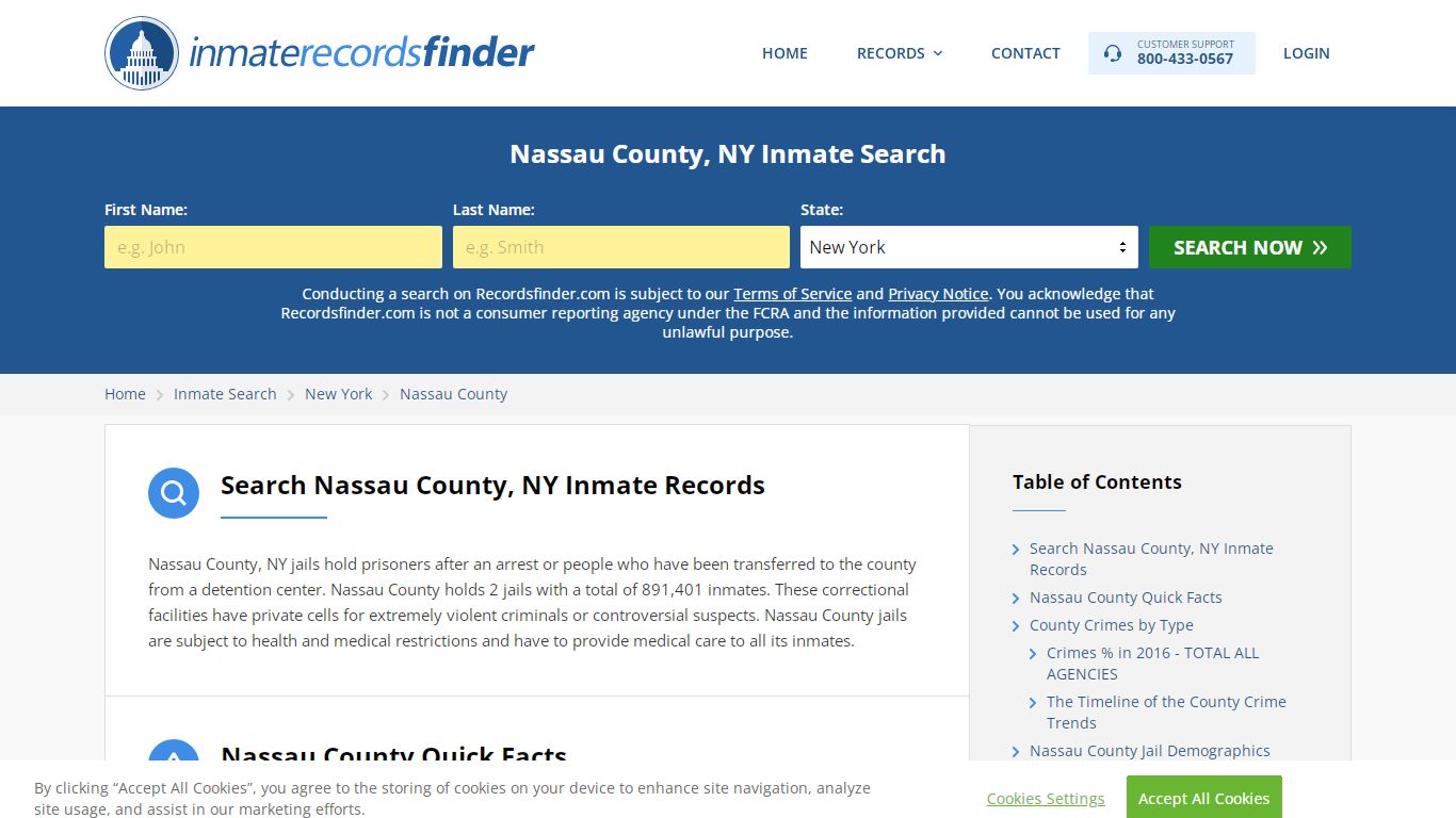 Nassau County, NY Inmate Lookup & Jail Records Online